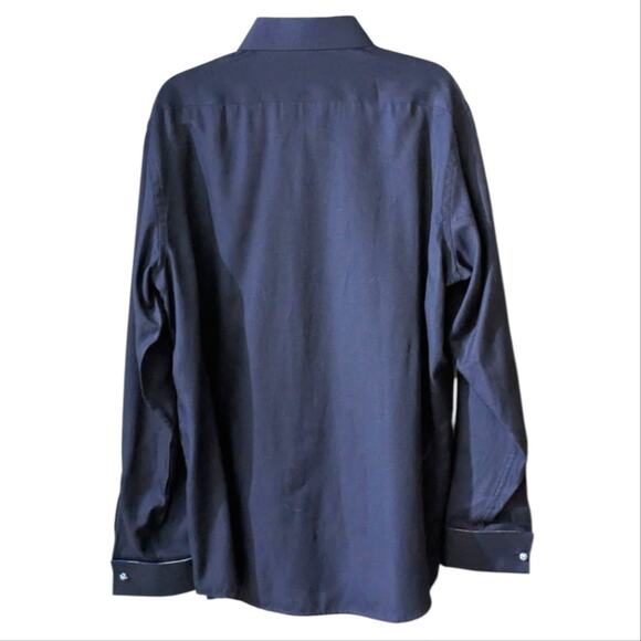 COOGI Classic Long Sleeve Button Up Shirt Men's XL / 17-34/35 Blue French Cuffs - Picture 2 of 8